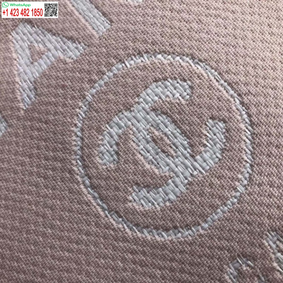 Replica Chanel 1:1 Specchio Deauville Tote 38 Cm Borsa Di Tela Di Lusso A66941 Rosa/bianco
