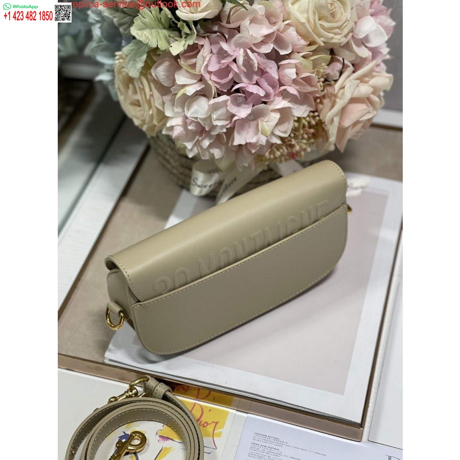 реплика Dior M9327 Dior Bobby чанта изток запад зелена кутия телешка кожа