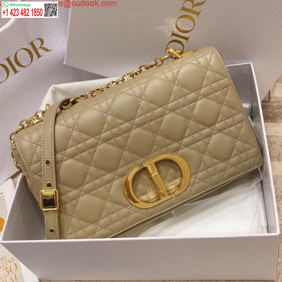 реплика чанта Dior Medium Caro телешка кожа M9242 кайсия