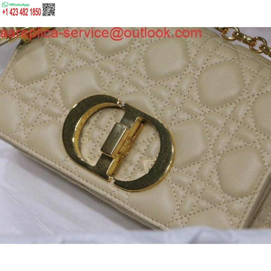 реплика Dior M9241 Dior малка чанта Dior Caro Apricot