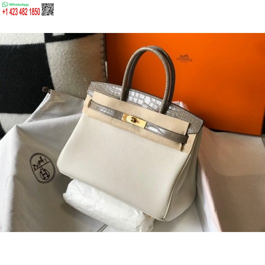 реплика на чанти Hermes Birkin дизайнерска чанта Hermes Tote кожа Togo 28327