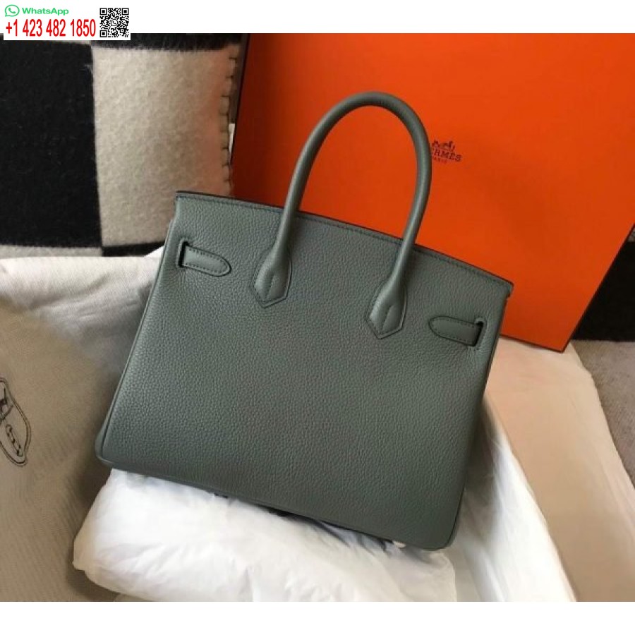 Replik Hermes Birkin Designer-Einkaufstasche Togo Leder 28346 Mandelgrün