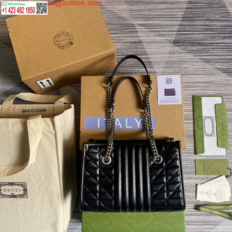 реплика Gucci 681483 Gg Marmont малка чанта черна