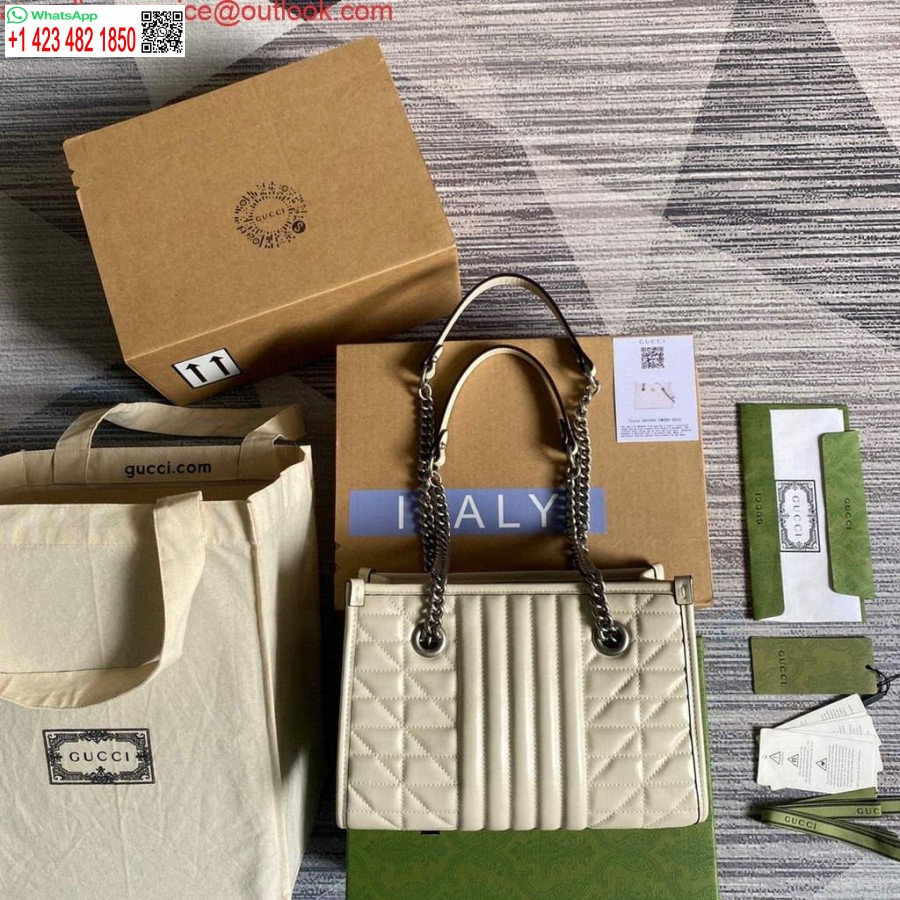 реплика Gucci 681483 Gg Marmont малка чанта бежова