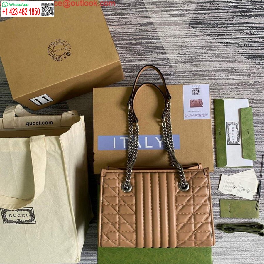 реплика Gucci 681483 Gg Marmont малка чанта кайсия