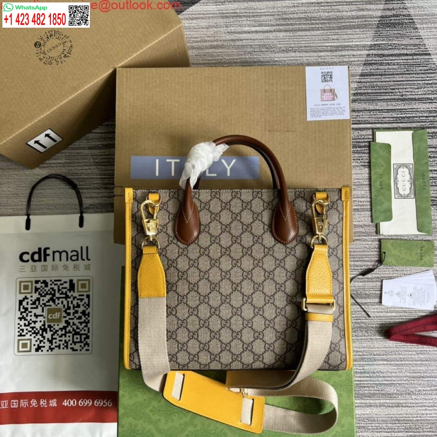 реплика Gucci 680956 изящна малка чанта Gucci жълта