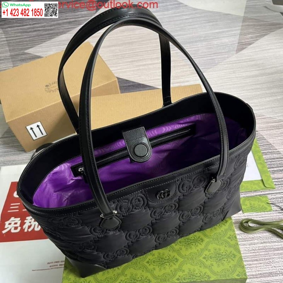 Replika Gucci 631685 Ophidia Gg Střední Taška černá