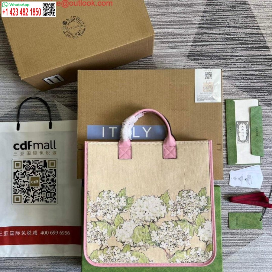 реплика Gucci 550763 детска голяма чанта с фея розова