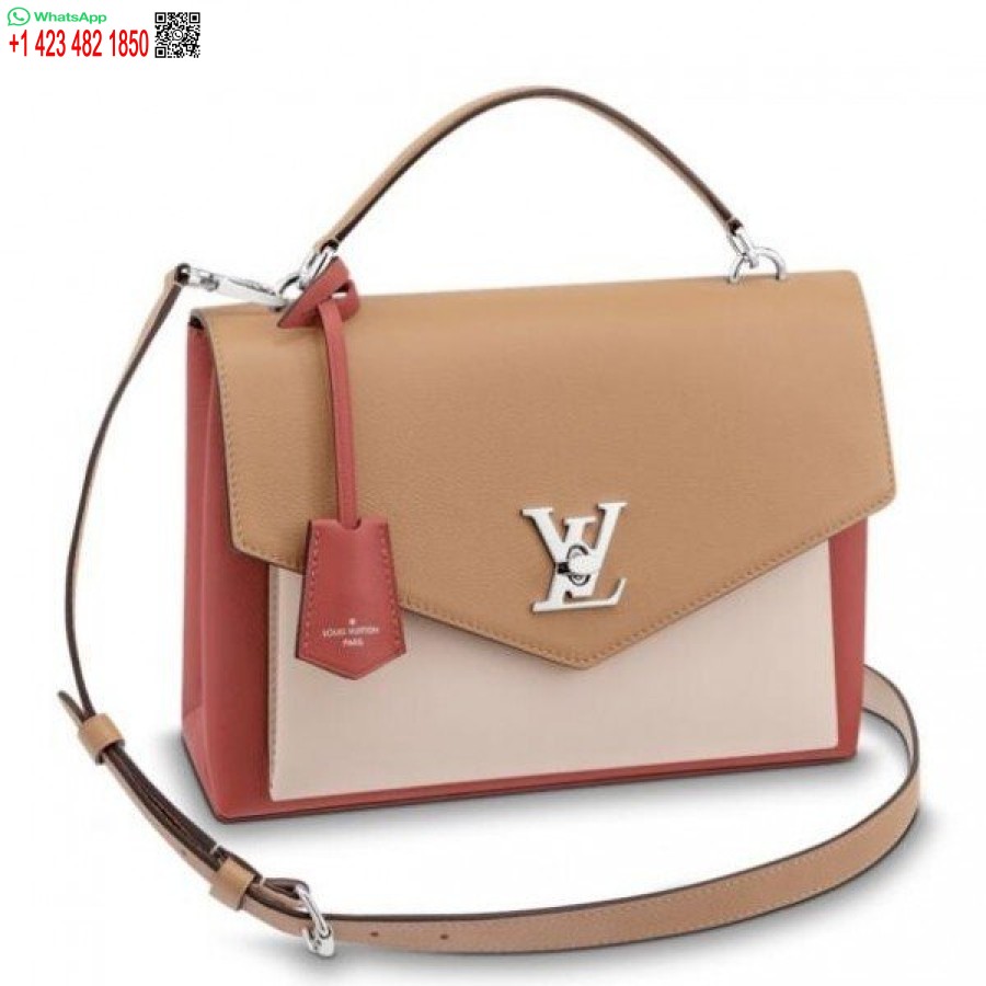 реплика Louis Vuitton Sesame Creme My Lockme Bag M53506 Blv755