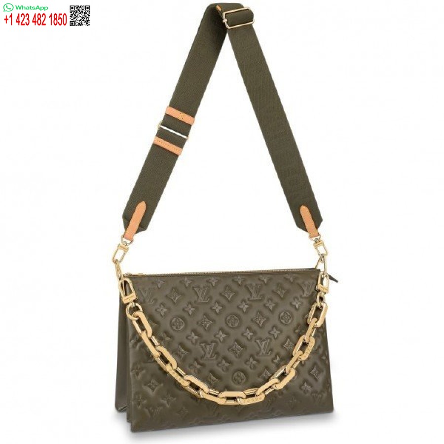 реплика Louis Vuitton Coussin Mm чанта монограм агнешка кожа M57782 Blv717