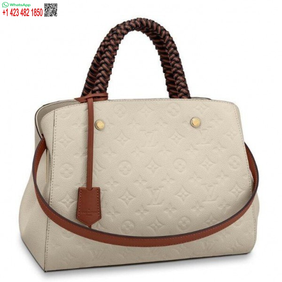 Replica Louis Vuitton Montaigne Borsa Mm Monogramma Intrecciato Empreinte M53939 Blv569