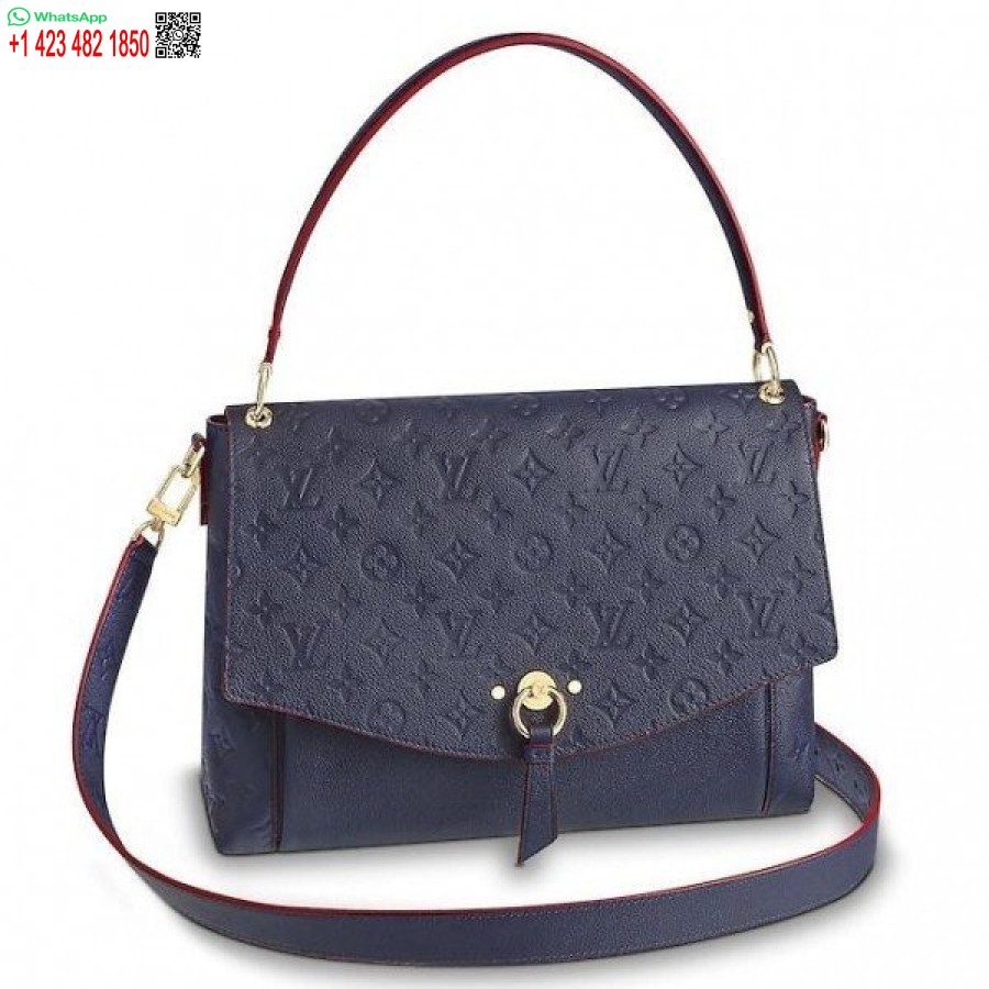 Replica Louis Vuitton Borsa Blu Blanche Monogramma Empreinte M43616 Blv536