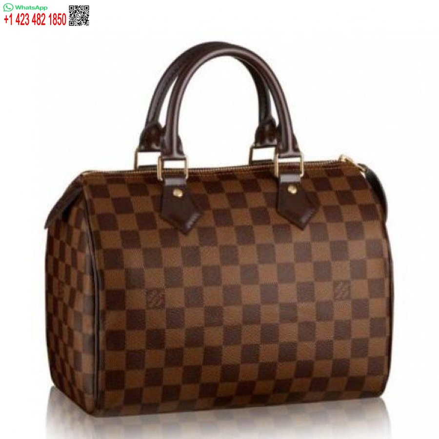 Replica Borsa Louis Vuitton Speedy 25 Damier Ebene N41365 Blv107