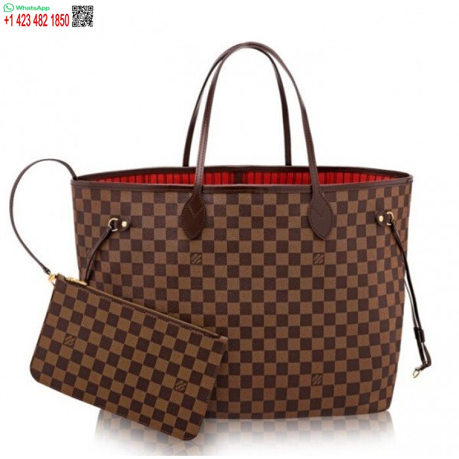 Replika Louis Vuitton Neverfull GM Tasche Damier Ebene N41357 Blv114