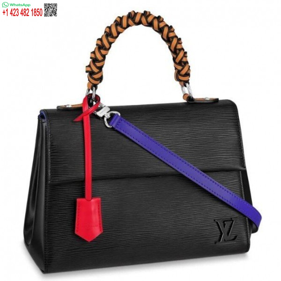 Replika Louis Vuitton Epi Cluny BB Tasche Mit Geflochtenem Griff M55215 Blv217