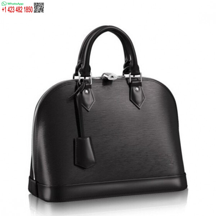 реплика Louis Vuitton Alma Pm чанта от черна епи кожа M40302 Blv198
