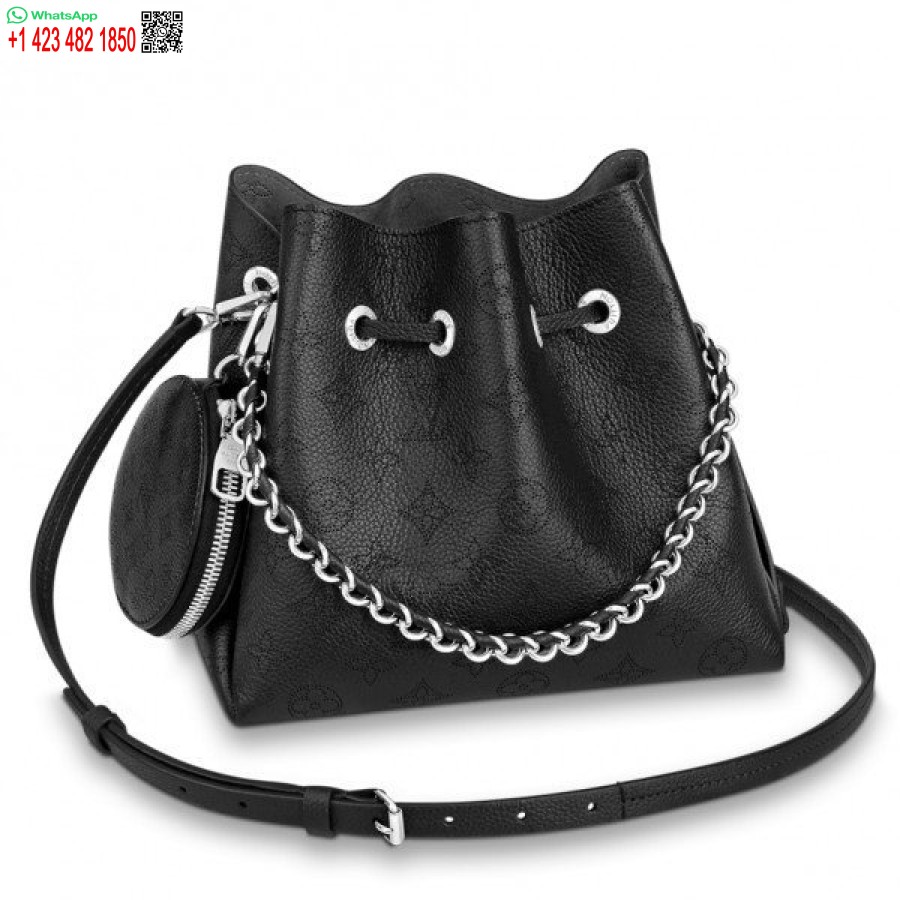 Replica Borsa Louis Vuitton Bella In Pelle Mahina Nera M57070 Blv244