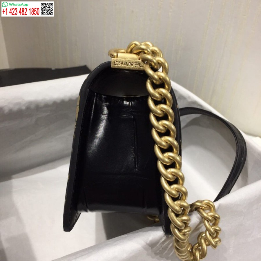 Replika Chanel Kisfiú Chanel Uk 1:1 Tükör Kézitáska A67085 Arany