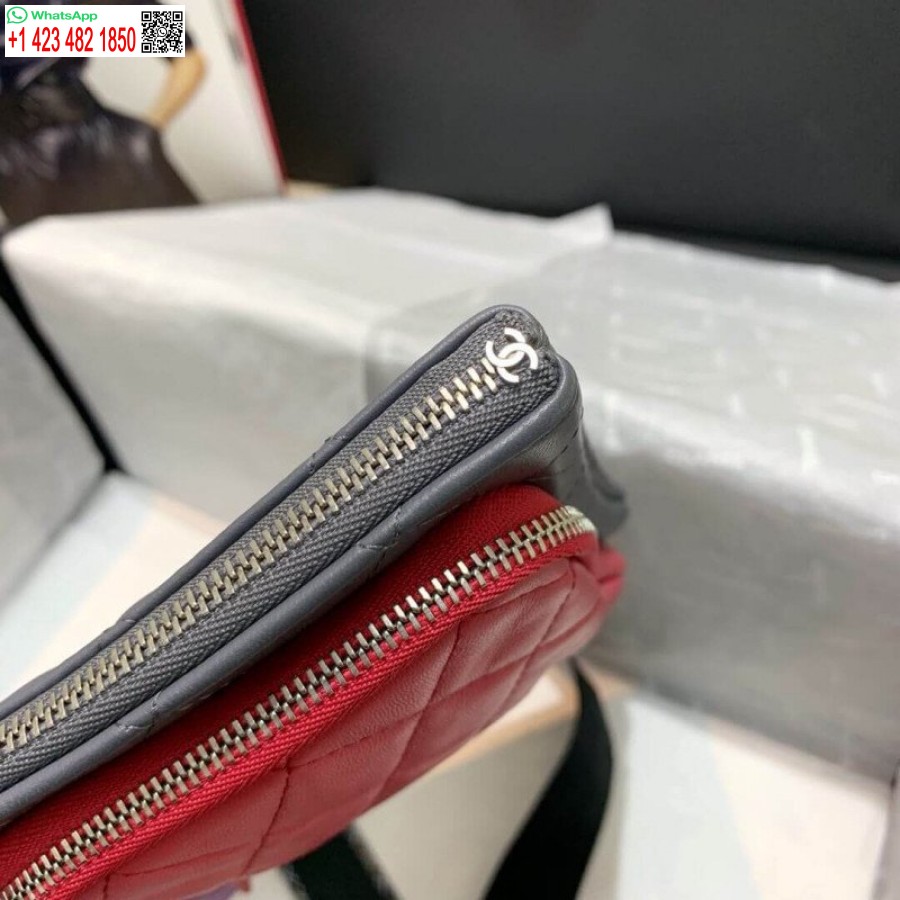 Réplica De Chanel Réplica De Estuches De Piel De Cordero Con Accesorios Mejor Ap1054 Gris. Rosa. Morado Y Amp; Rosa Claro