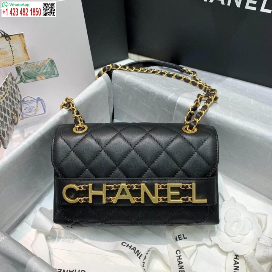 Replica Chanel Edessä Luksuslogo Pieni Läppä Korkealaatuinen Laukku As1490