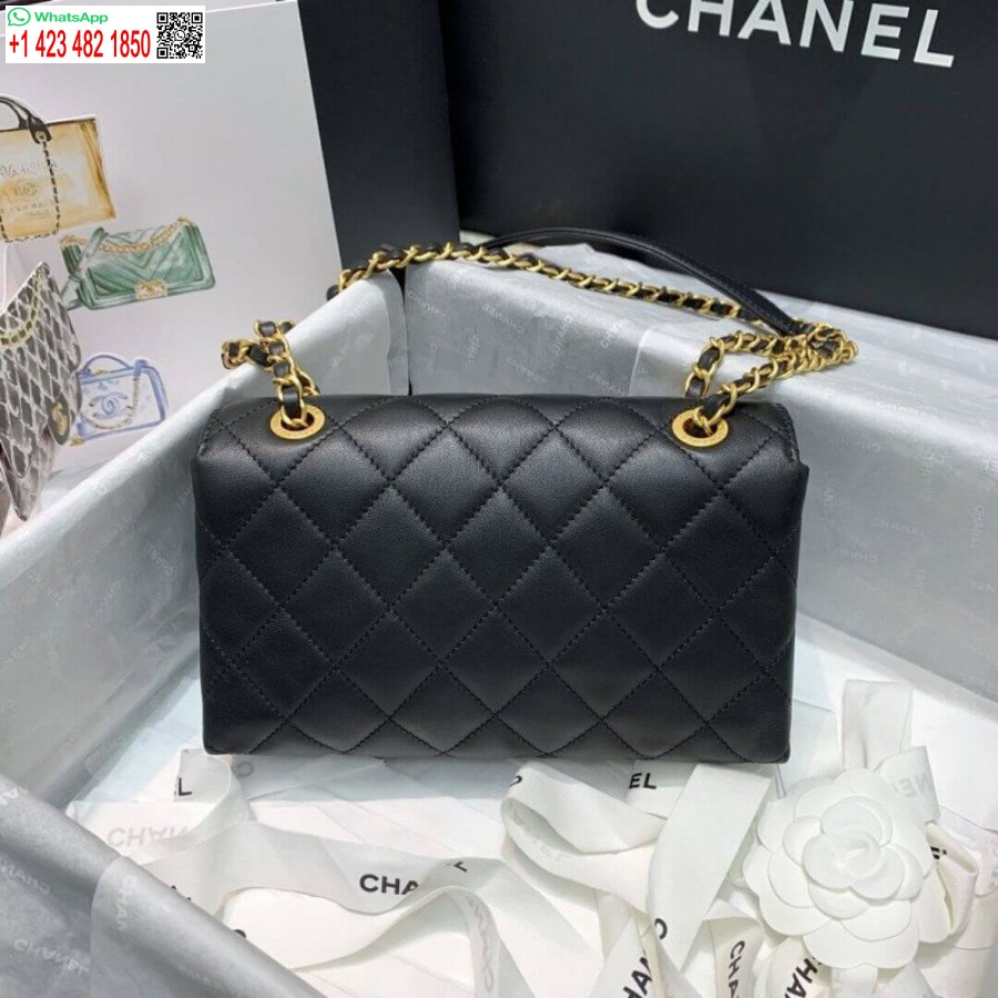 Replica Chanel Edessä Luksuslogo Pieni Läppä Korkealaatuinen Laukku As1490