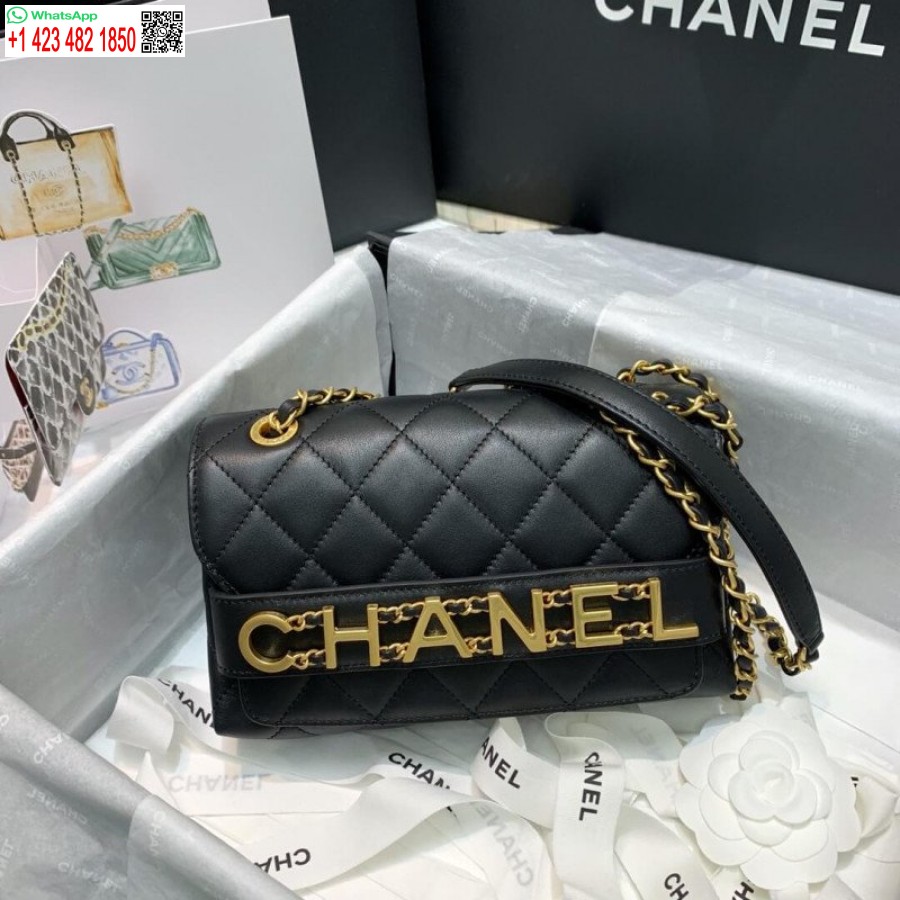 Replica Chanel Edessä Luksuslogo Pieni Läppä Korkealaatuinen Laukku As1490