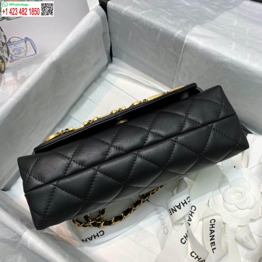 Replica Chanel Edessä Luksuslogo Pieni Läppä Korkealaatuinen Laukku As1490