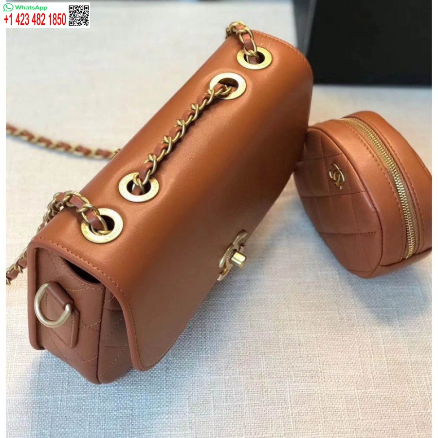 Replika Kabelky S Chlopňou Chanel & Inšpirovaná Vysoko Kvalitná Peňaženka Na Mince As1094