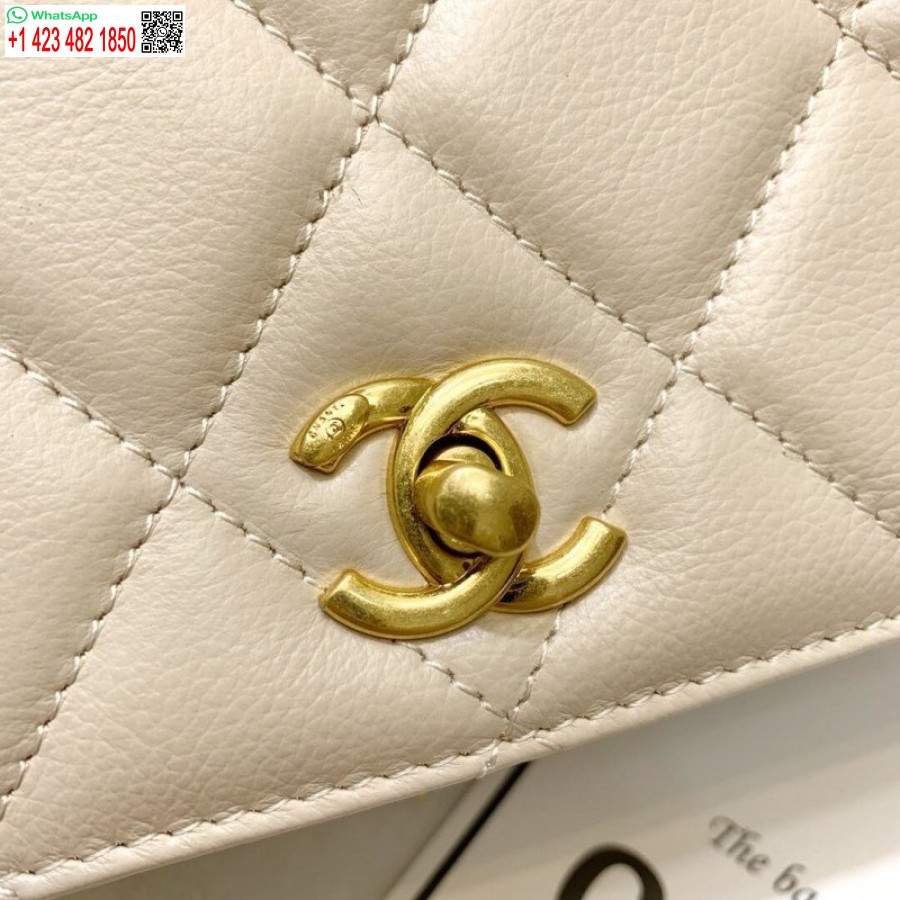 Replica Chanel In Pelle Di Vitello Repliche Borsa Di Lusso Con Patta Singola As8869
