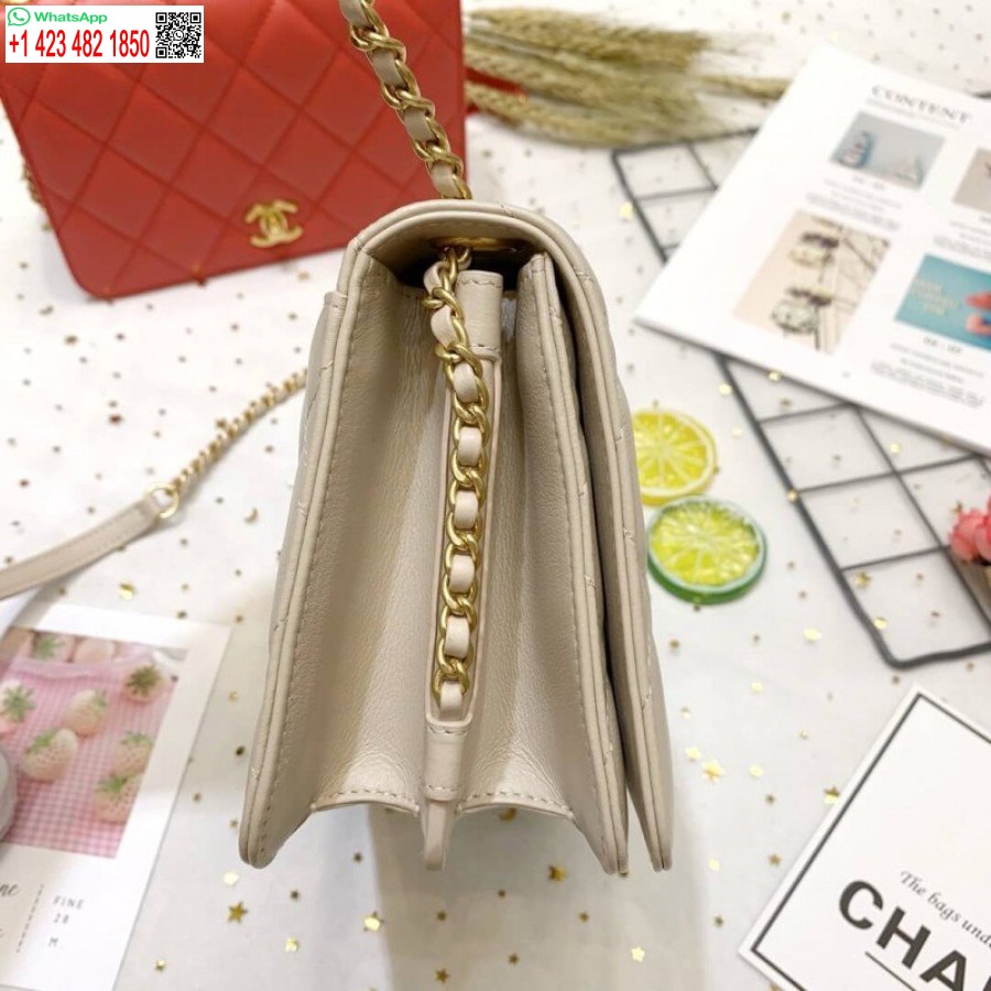 Replica Chanel In Pelle Di Vitello Repliche Borsa Di Lusso Con Patta Singola As8869