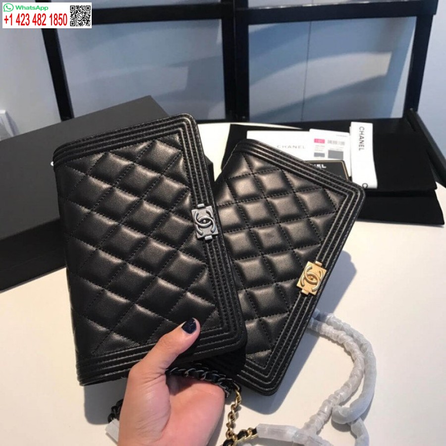 Replica Chanel Migliore Pelle Di Agnello Borsa A Catena Leboy Woc Economica 80287