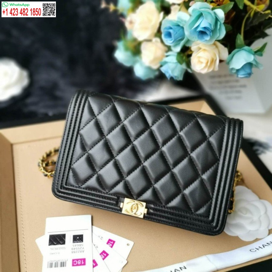 Replica Chanel Migliore Pelle Di Agnello Borsa A Catena Leboy Woc Economica 80287