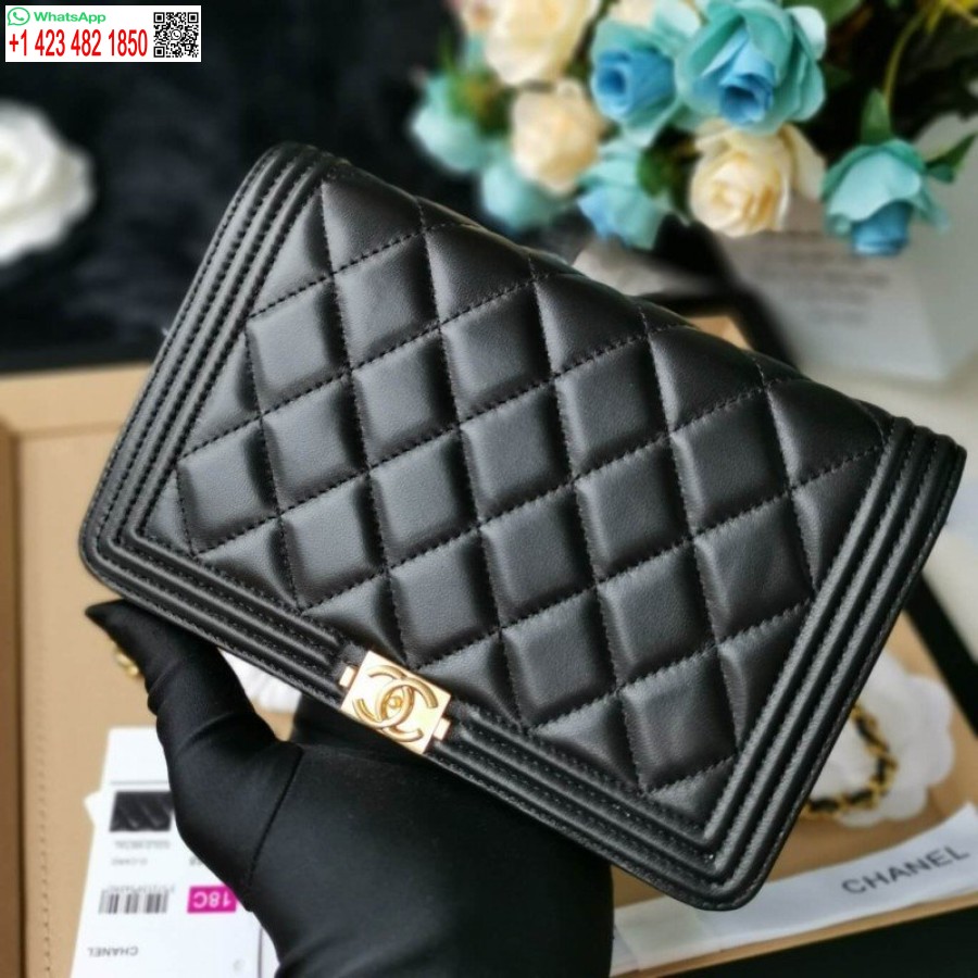 Replica Chanel Migliore Pelle Di Agnello Borsa A Catena Leboy Woc Economica 80287