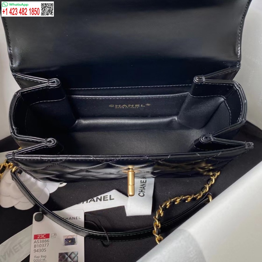 Replica Chanel 1:1 Peililäppäinen Minilaukku Paras Yläkahvalla As3886