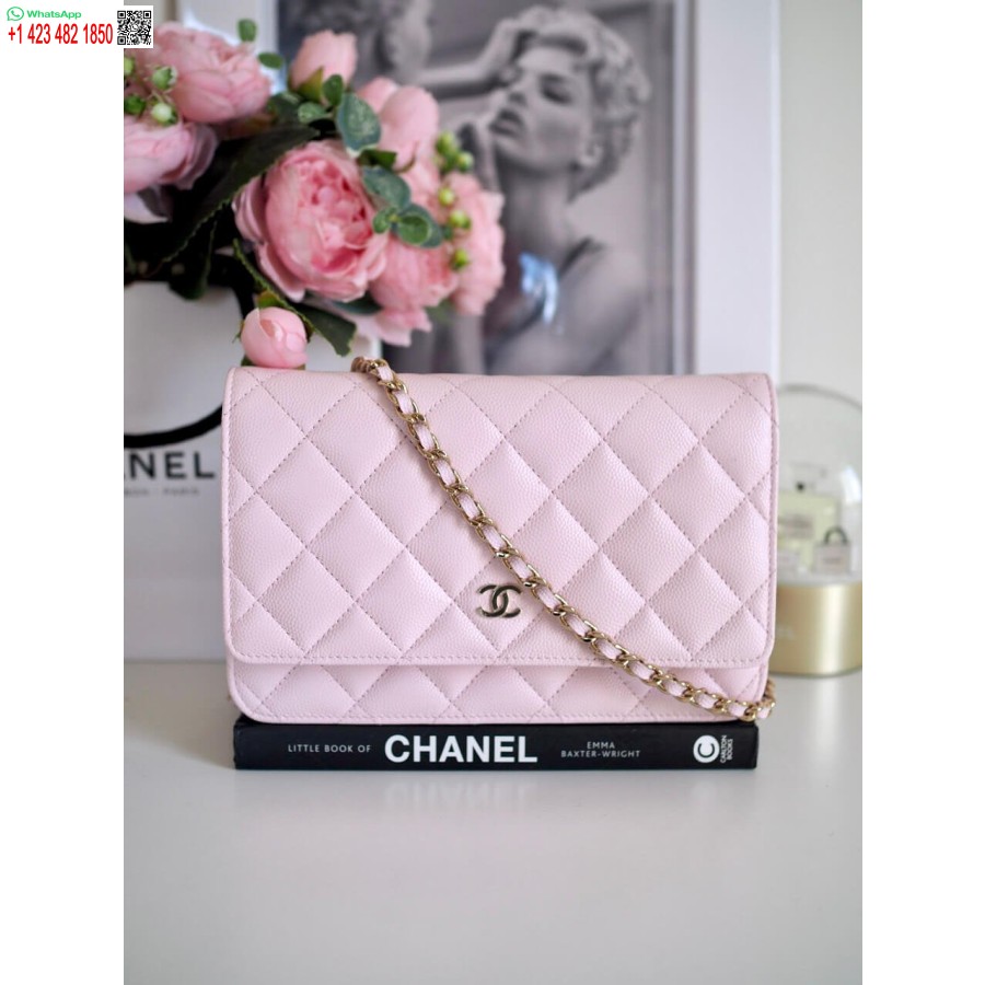 реплика на Chanel Classic най-добър дизайнер на портфейл на верига Ap0250