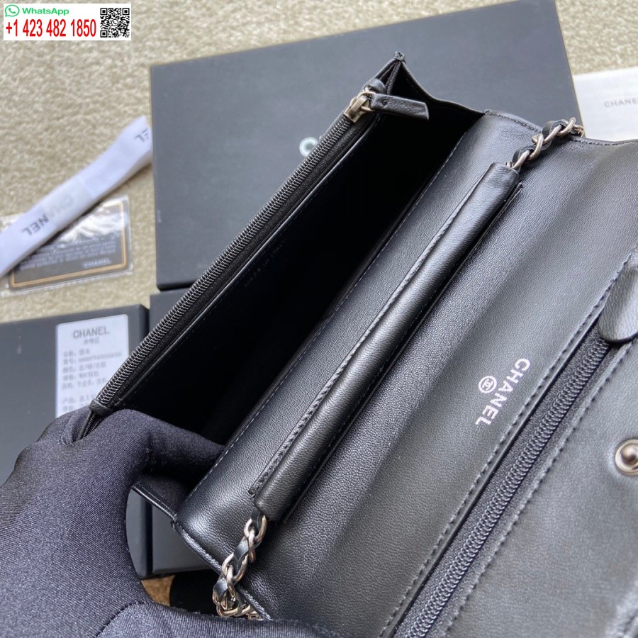 Replică Portofel De Modă Cu Lanț Chanel Geantă De Umăr Ieftină A80287