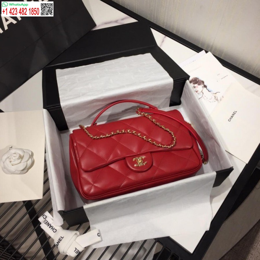 Knockoff Replica En-gros Chanel Geanta Mare Cu Clapa Cu Maner As1115