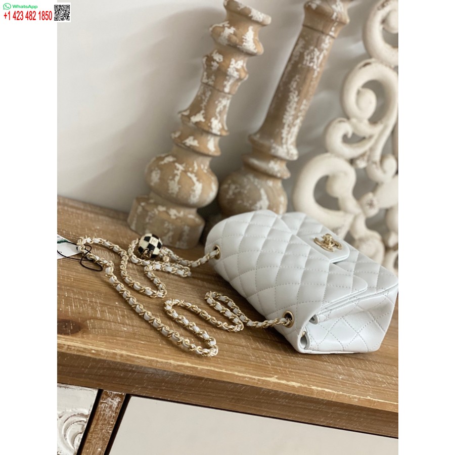 Replica Imitazione Chanel Cf 7 Star Mini 1786 Bianco