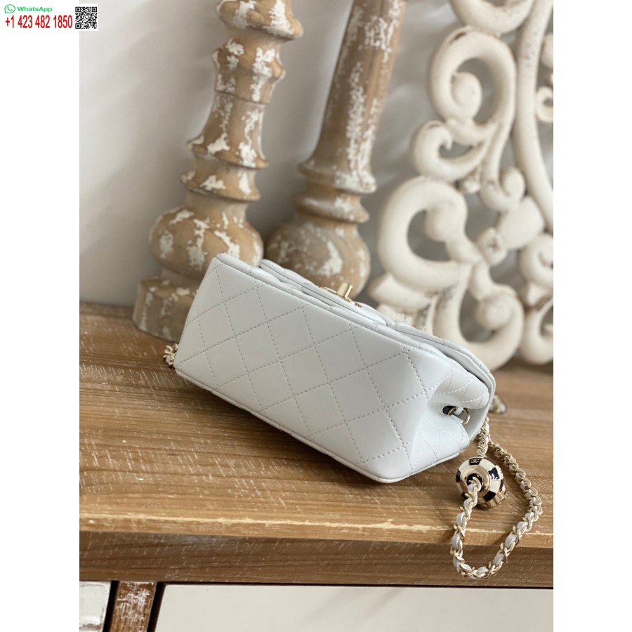 Replica Imitazione Chanel Cf 7 Star Mini 1786 Bianco