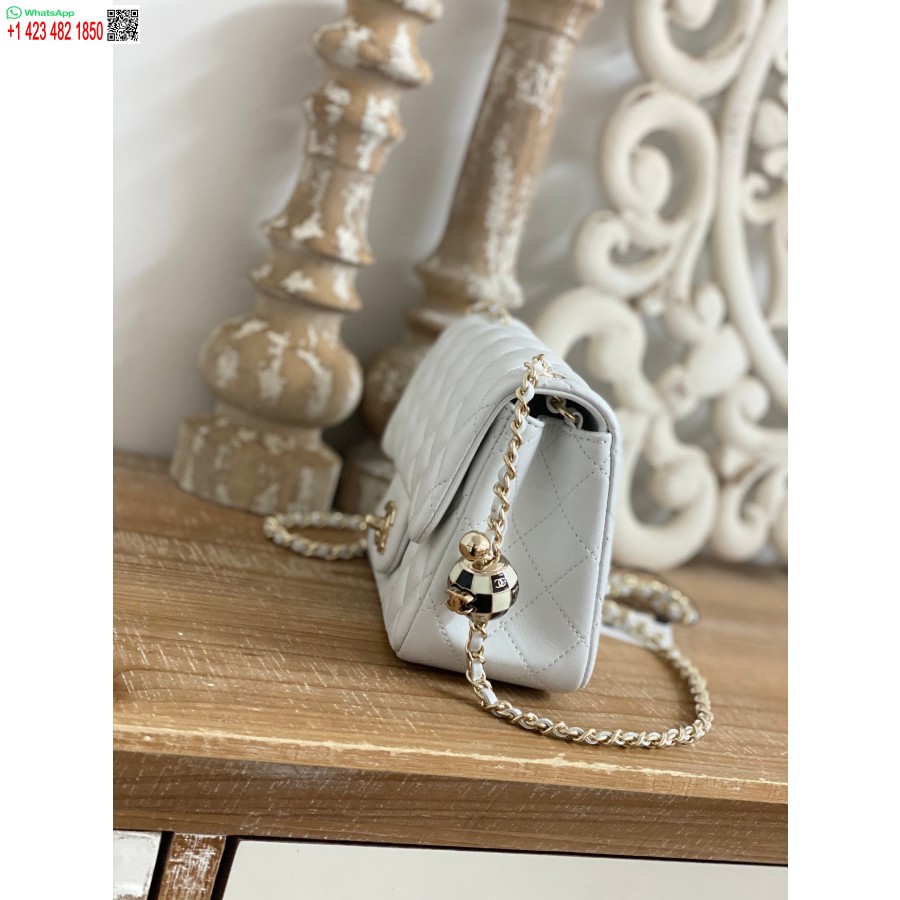 Replica Imitazione Chanel Cf 7 Star Mini 1786 Bianco