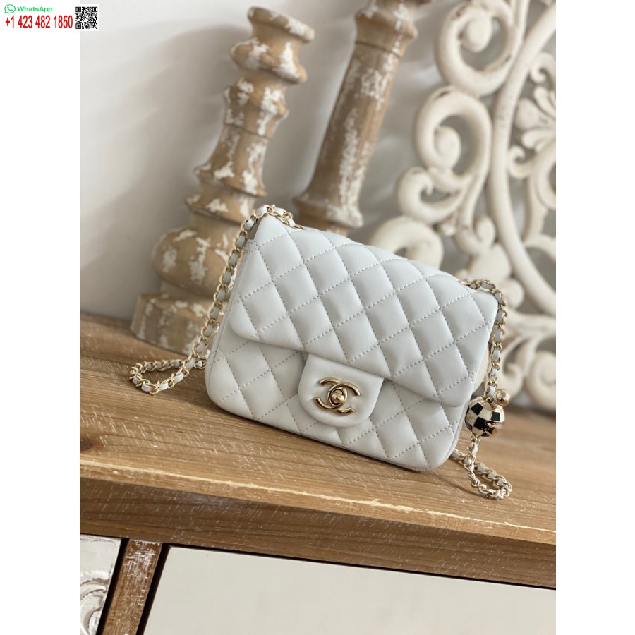 Knockoff Replica Chanel Cf 7 Star Mini 1786 Valge