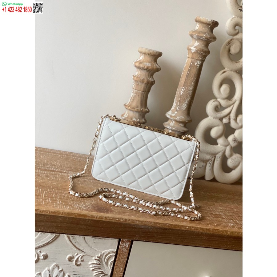 محفظة شانيل طبق الأصل عالية الجودة الأفضل على السلسلة البيضاء AP1450