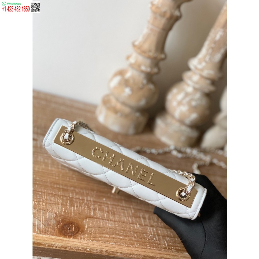 محفظة شانيل طبق الأصل عالية الجودة الأفضل على السلسلة البيضاء AP1450