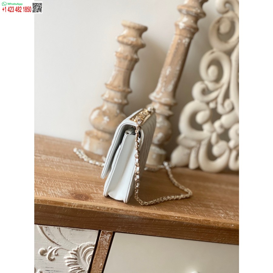 محفظة شانيل طبق الأصل عالية الجودة الأفضل على السلسلة البيضاء AP1450