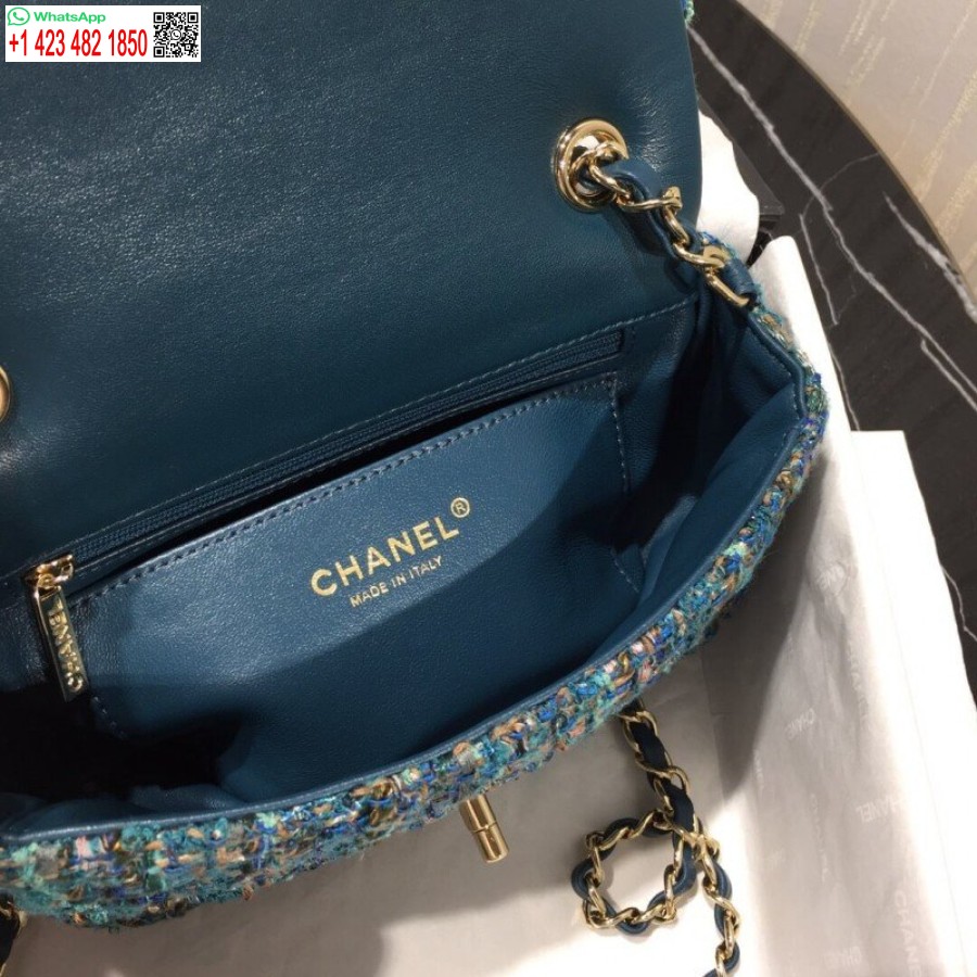 Replică Geanta Chanel Tweed Mini Flap Uk Engros A69900