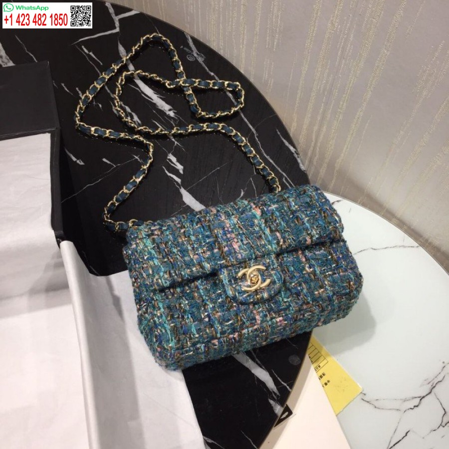 Replică Geanta Chanel Tweed Mini Flap Uk Engros A69900