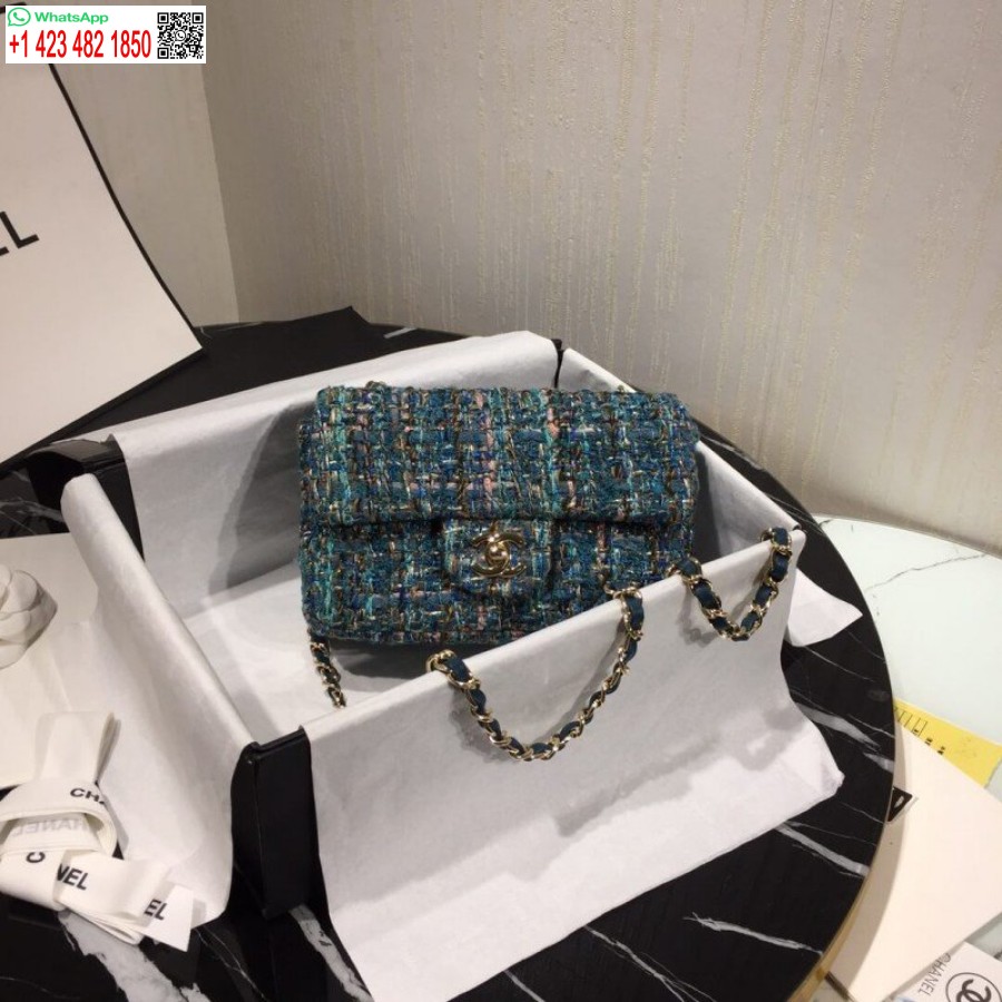 Replică Geanta Chanel Tweed Mini Flap Uk Engros A69900