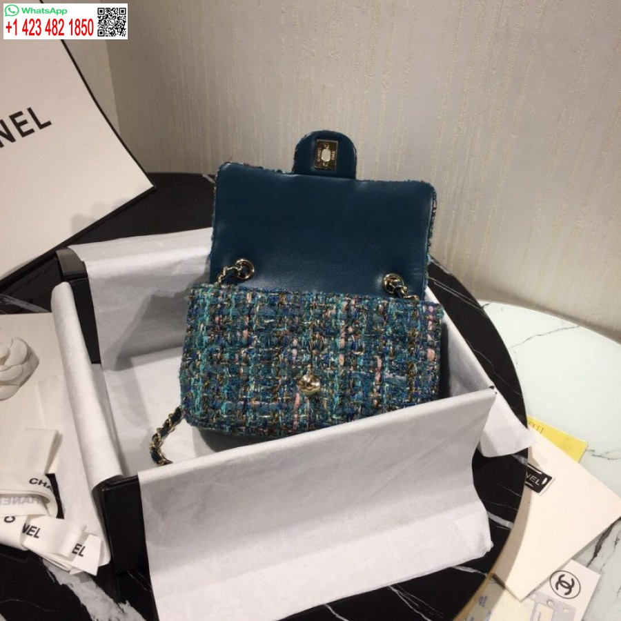 Replică Geanta Chanel Tweed Mini Flap Uk Engros A69900