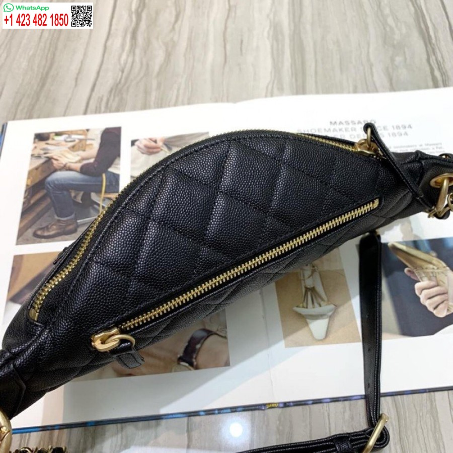 レプリカ シャネル キルティング キャビア 1:1 ミラー カーフスキン 7 スター ウエスト バッグ S0929