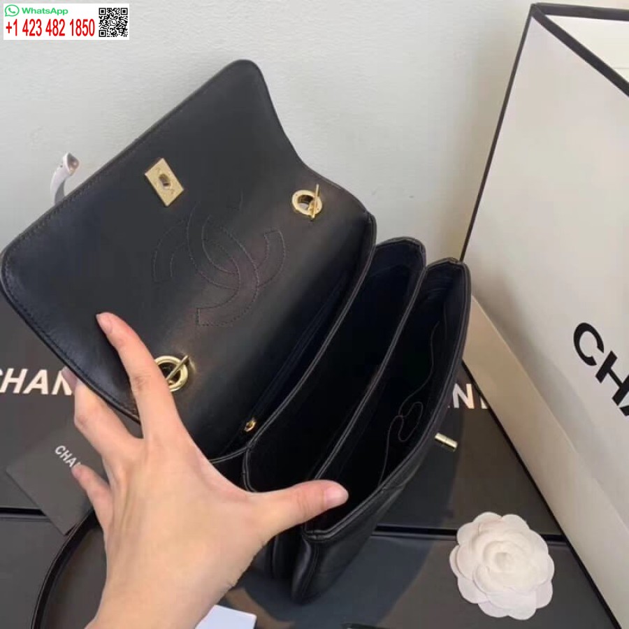 Replica 1: 1 Specchio Chanel Piccola Borsa Con Patta Migliore Con Manico Superiore A92236